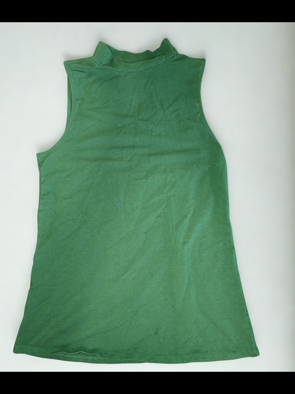 torrid Green Sleeveless Mock Neck Tank